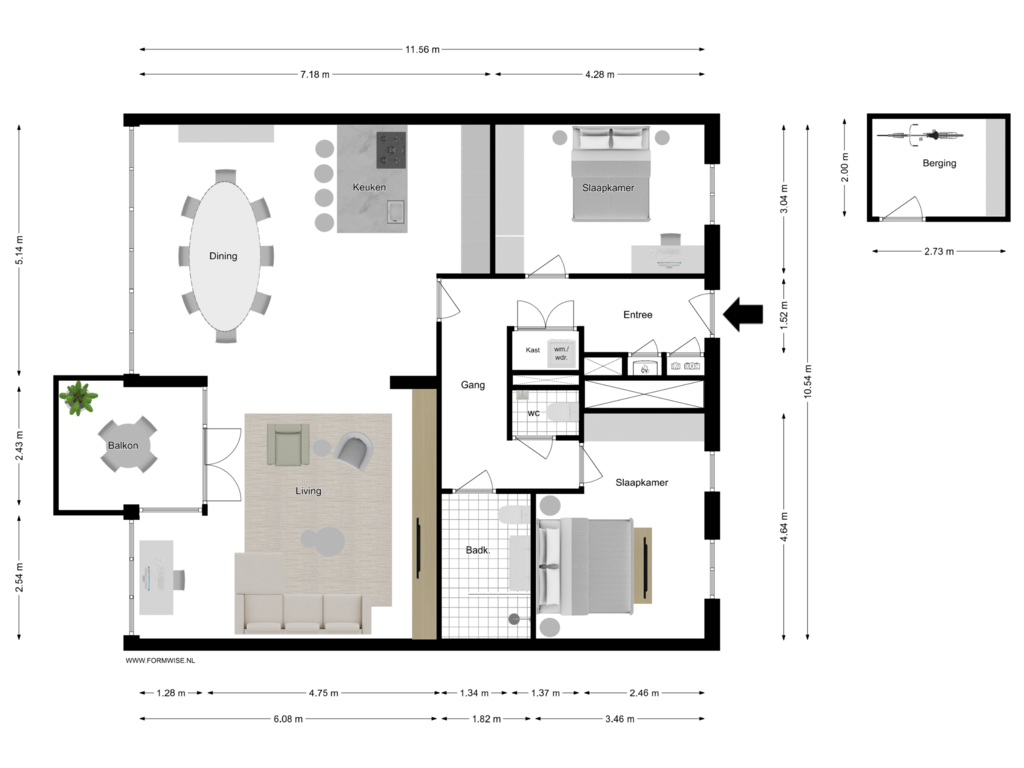 Bekijk plattegrond van 4e VERDIEPING van ms. van Riemsdijkweg 238