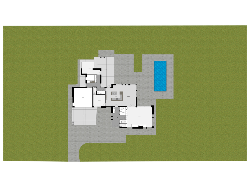 Bekijk plattegrond van Perceeloverzicht van Bernadettelaan 13