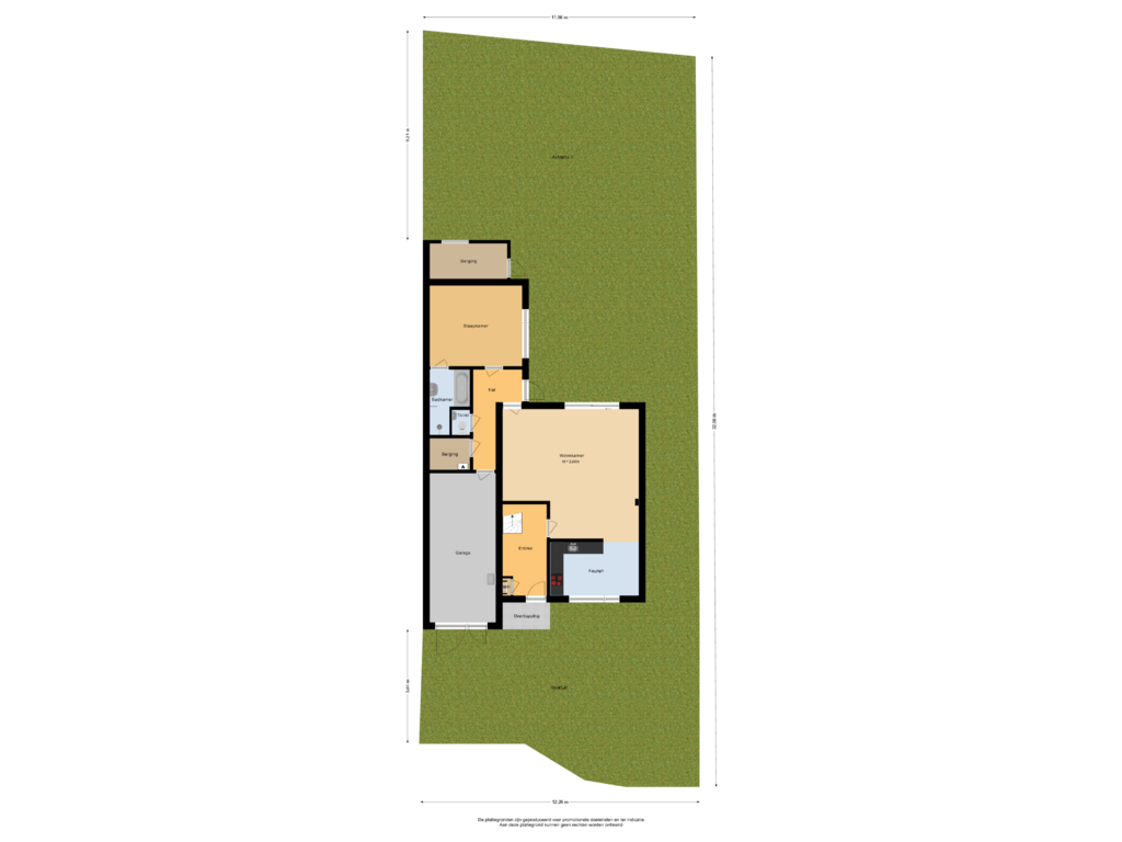 View floorplan of Situatie of De Bakspieker 32