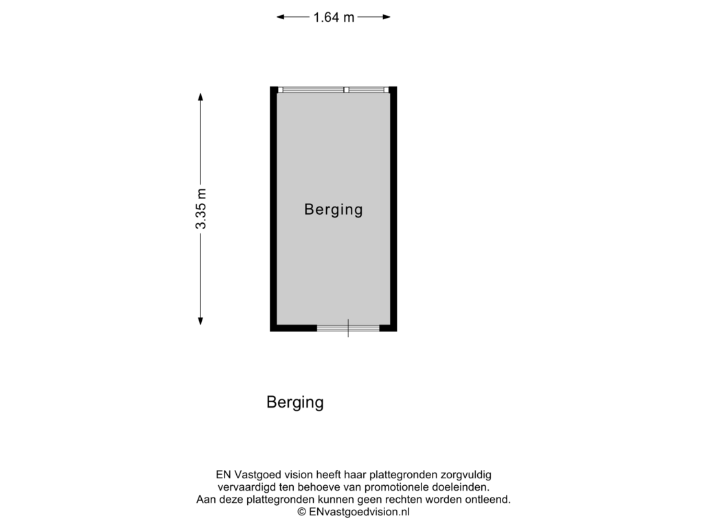 Bekijk plattegrond van Berging van Plataanweg 38