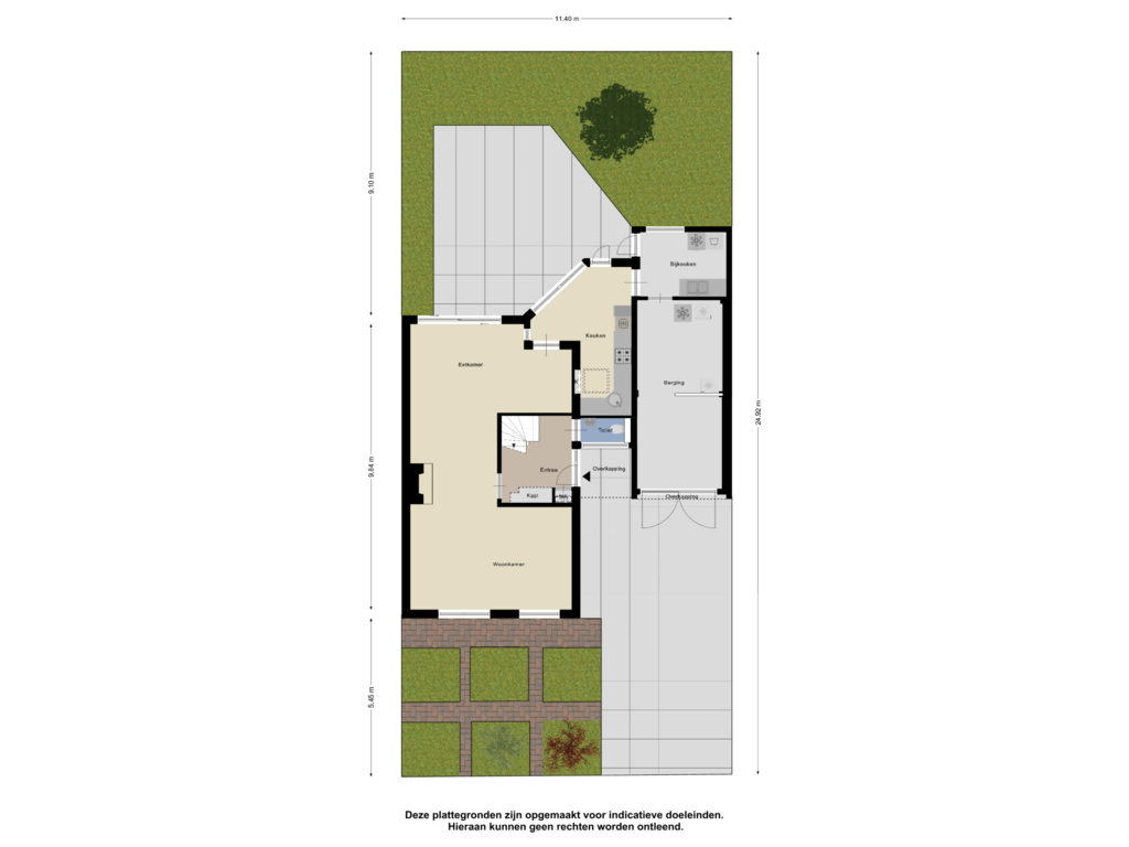 View floorplan of Begane Grond_Tuin of Sint Jorisstraat 26