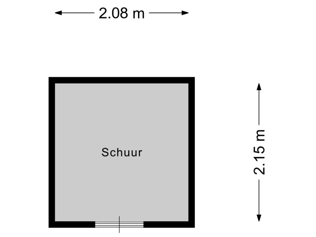 Bekijk plattegrond van Schuur van Heuvelwijk 1