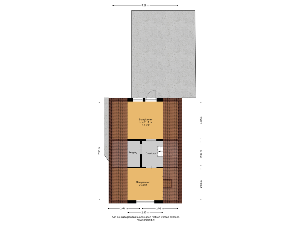 Bekijk plattegrond van 1e Verdieping van Zandberg 28