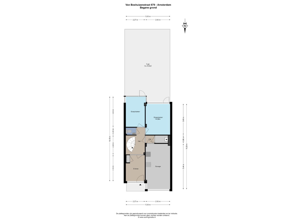 Bekijk plattegrond van Begane_grond van Van Boshuizenstraat 679