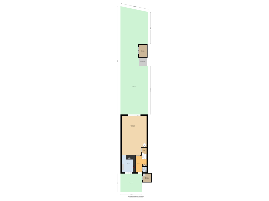 Bekijk plattegrond van Situatie van Van Veendijk 18