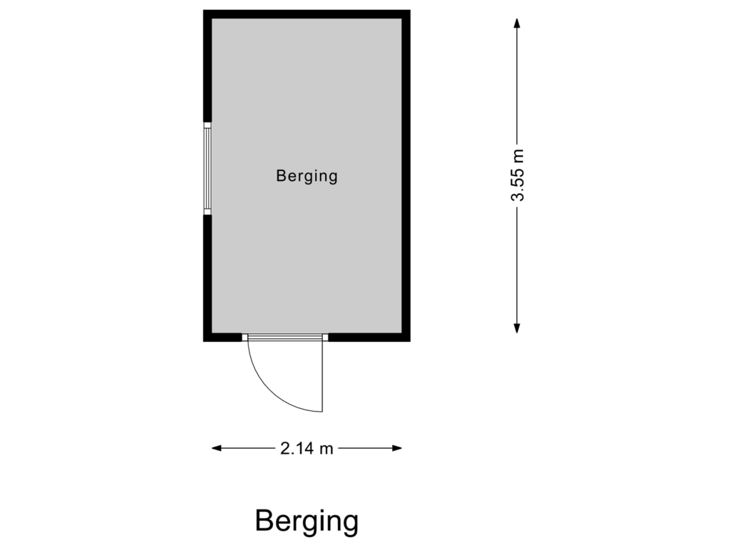 Bekijk plattegrond van Berging van Jacob van der Laanstraat 7