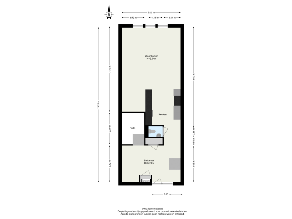 Bekijk plattegrond van Verdieping 3 van Handelsplein 93