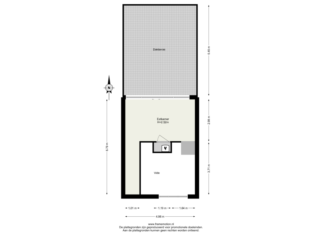 Bekijk plattegrond van Verdieping 4 van Handelsplein 93