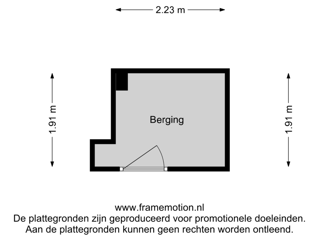 Bekijk plattegrond van Berging van Handelsplein 93