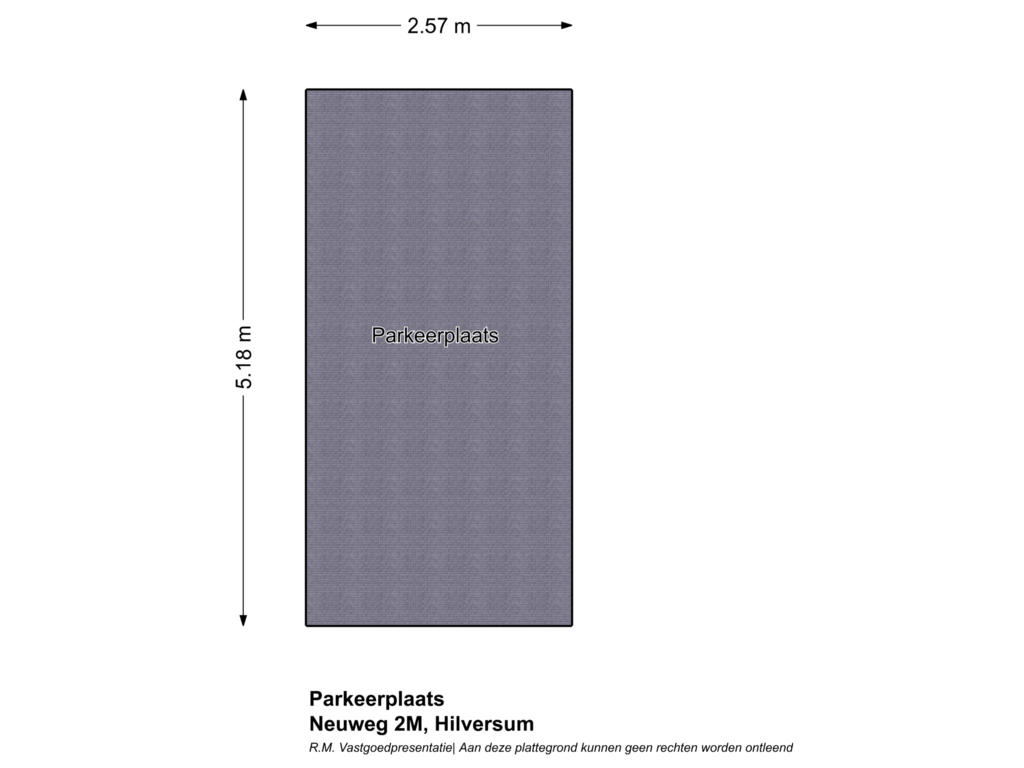 Bekijk plattegrond van Parkeerplaats van Neuweg 2-M