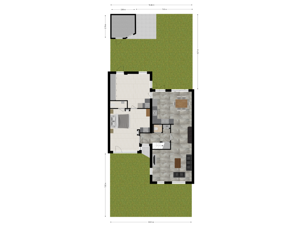 View floorplan of Situatie of Donge 23