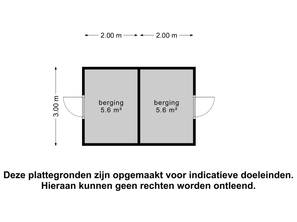 Bekijk plattegrond van Berging van Molenstraat 9