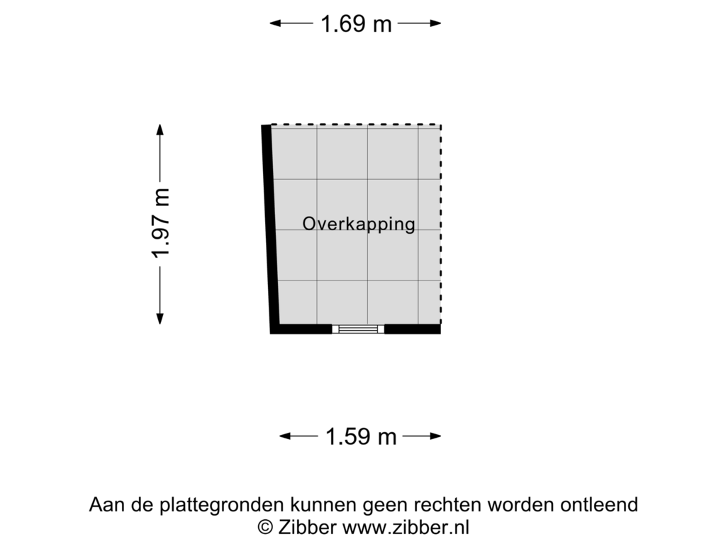 Bekijk plattegrond van Overkapping van Moriaanseweg Oost 189