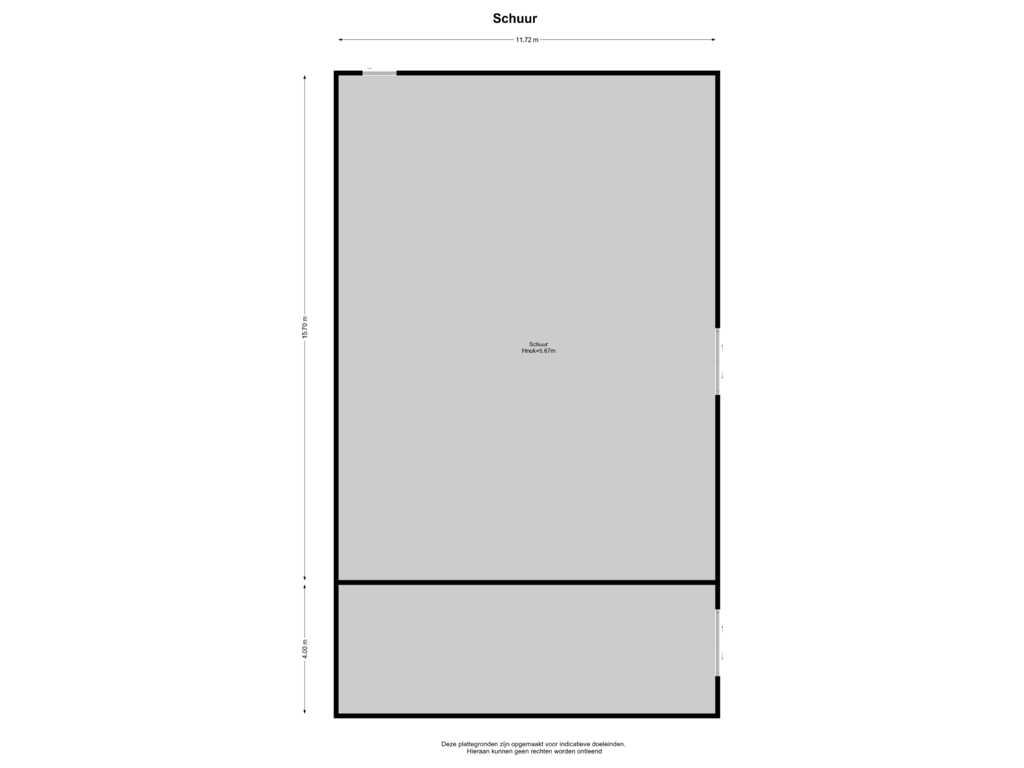 Bekijk plattegrond van Schuur van Zouteveenseweg 19