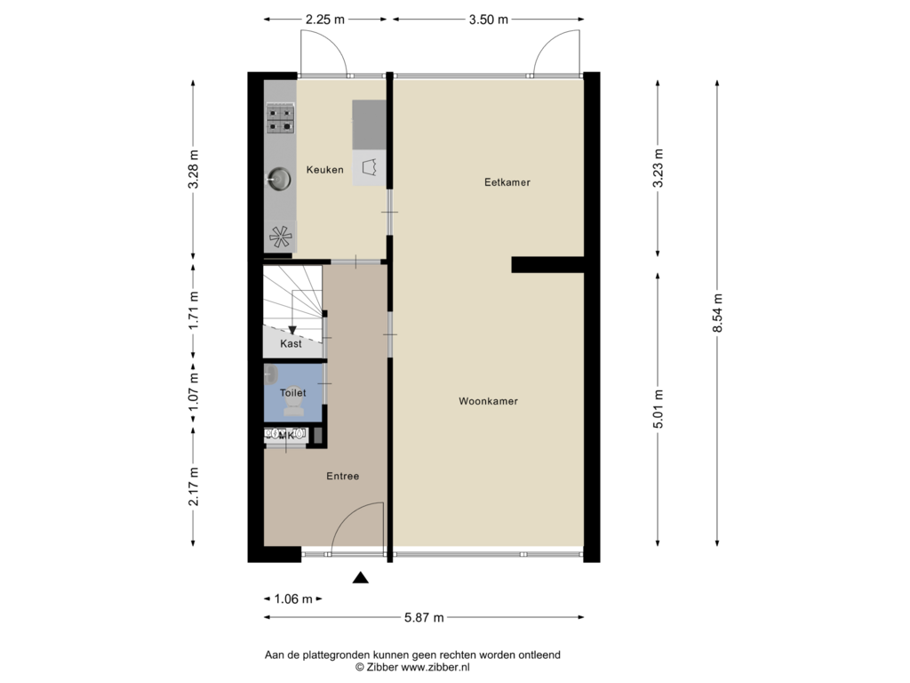 Bekijk plattegrond van Begane Grond van Ravelijn 69