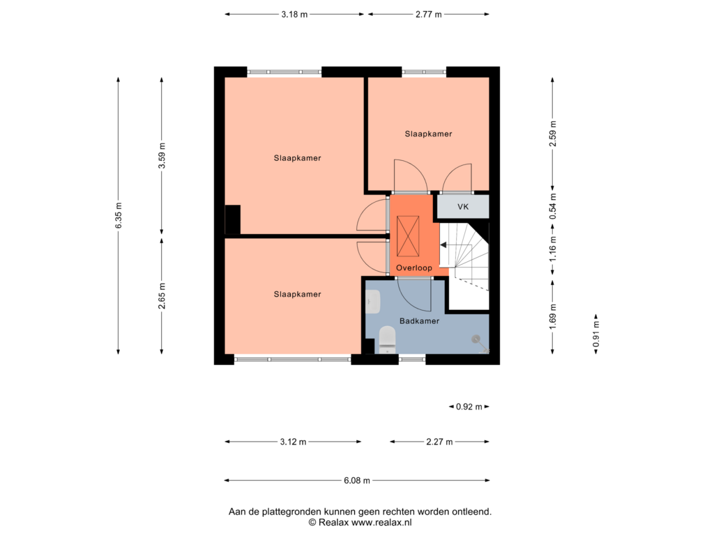 Bekijk plattegrond van Verdieping 1 van Wilhelminalaan 40