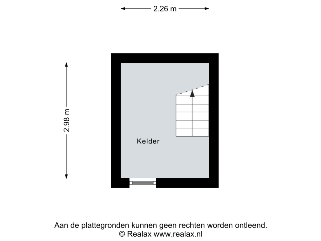 Bekijk plattegrond van Kelder van Wilhelminalaan 40