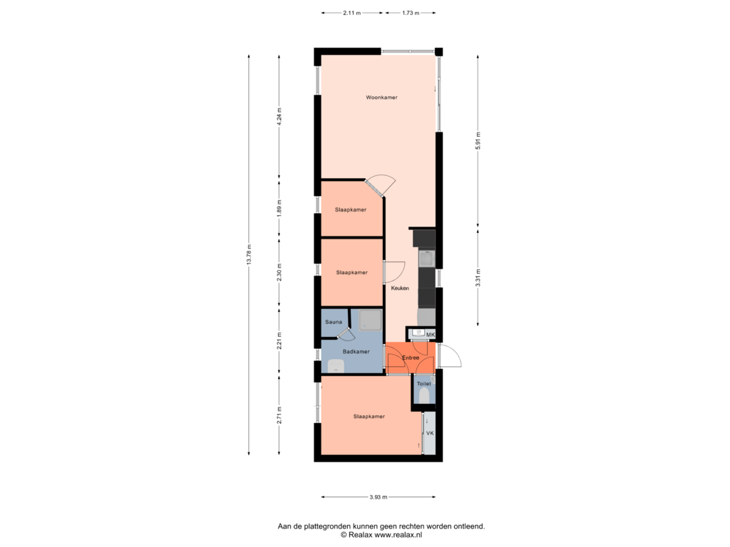 Bekijk plattegrond van Begane grond van Hexelseweg 80-229