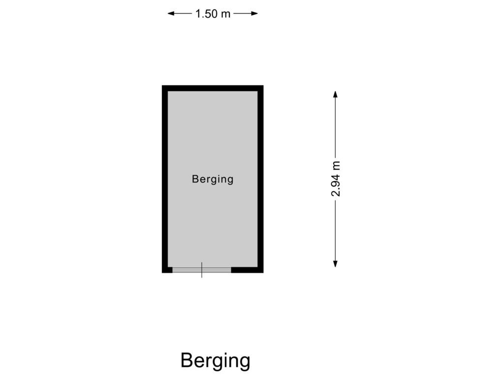 Bekijk plattegrond van Berging van Ringbaan-West 96-04