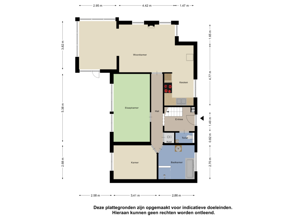 Bekijk plattegrond van Begane Grond van Witteltermade 6