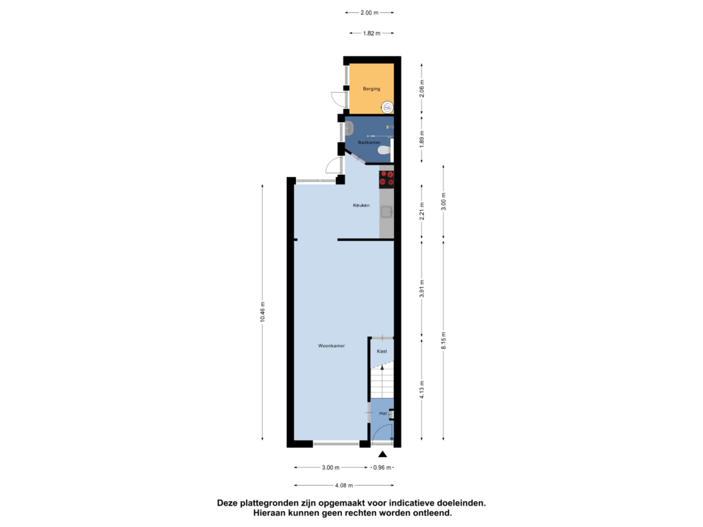 Bekijk plattegrond van Begane Grond van Leliestraat 23