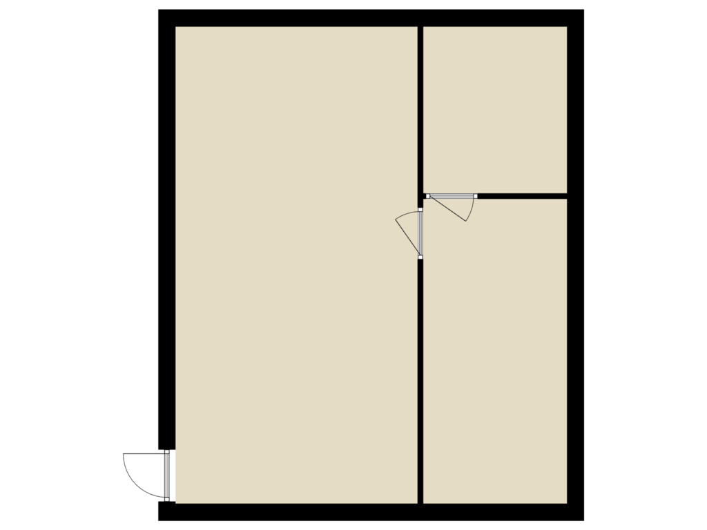 View floorplan of BERGING of Eibergsestraat 48