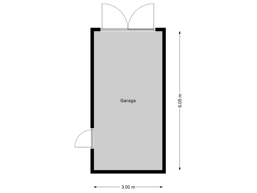 Bekijk plattegrond van Garage van Laan van Zuidbroek 60