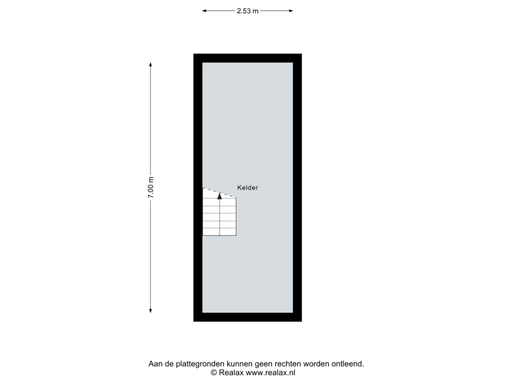 Bekijk plattegrond van Kelder van Wethouder Kampstraat 107