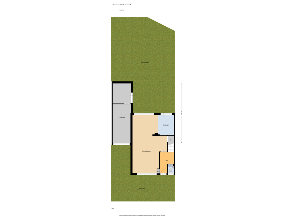 Bekijk plattegrond van Tuin van Frans Halslaan 46