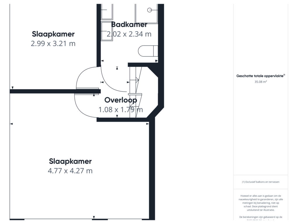 Bekijk plattegrond van Eerste verdieping van Ferlemanstraat 96