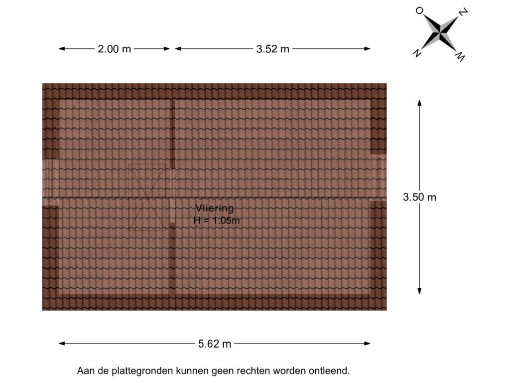 Bekijk plattegrond van Vliering van P.C. Hooftstraat 22