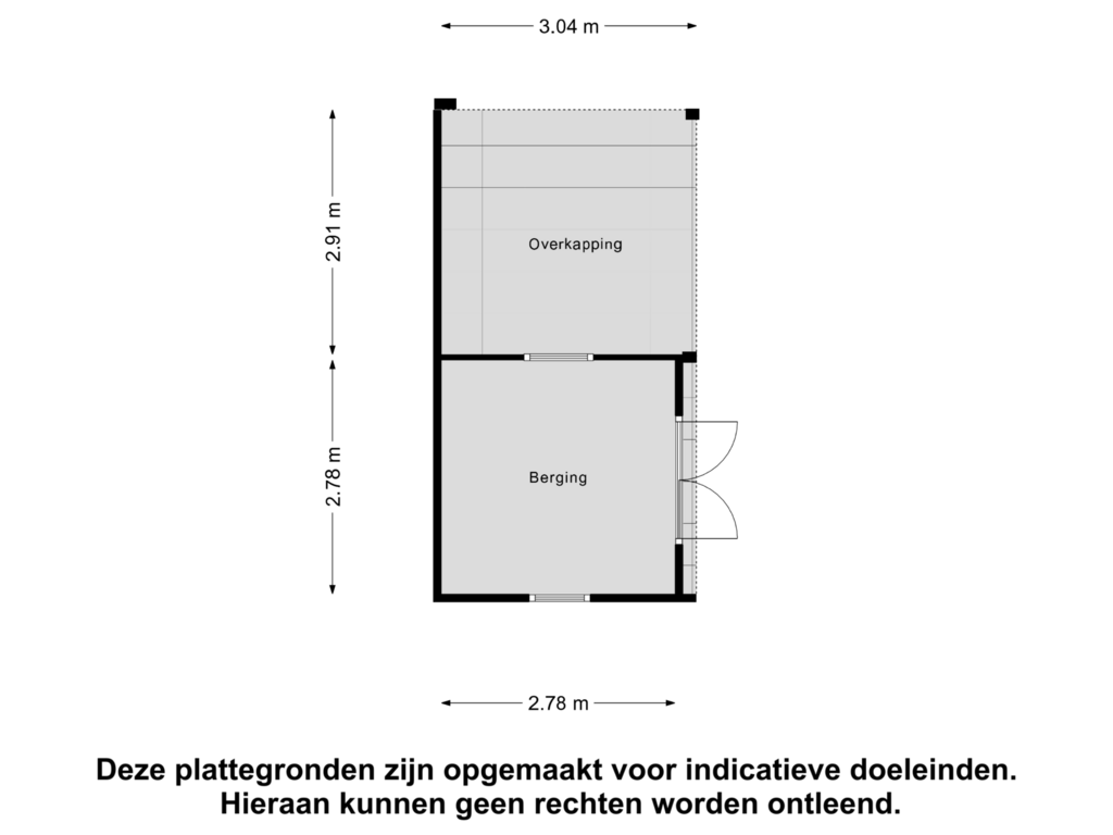 Bekijk plattegrond van Berging van Blauwe Kampseweg 2-K36