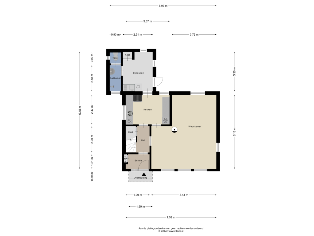 Bekijk plattegrond van Begane Grond van Osseweg 37