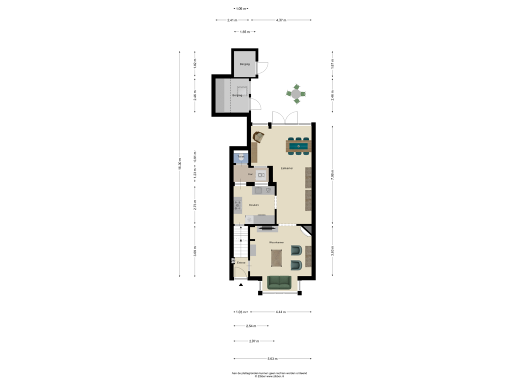 Bekijk plattegrond van Begane Grond van Wilhelminastraat 2