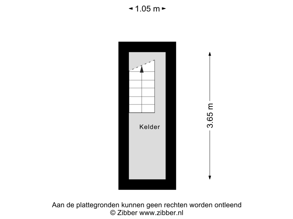 Bekijk plattegrond van Kelder van Wilhelminastraat 2