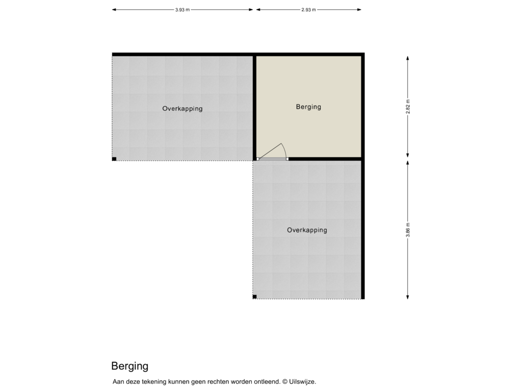 Bekijk plattegrond van Berging van Uilenveld 130