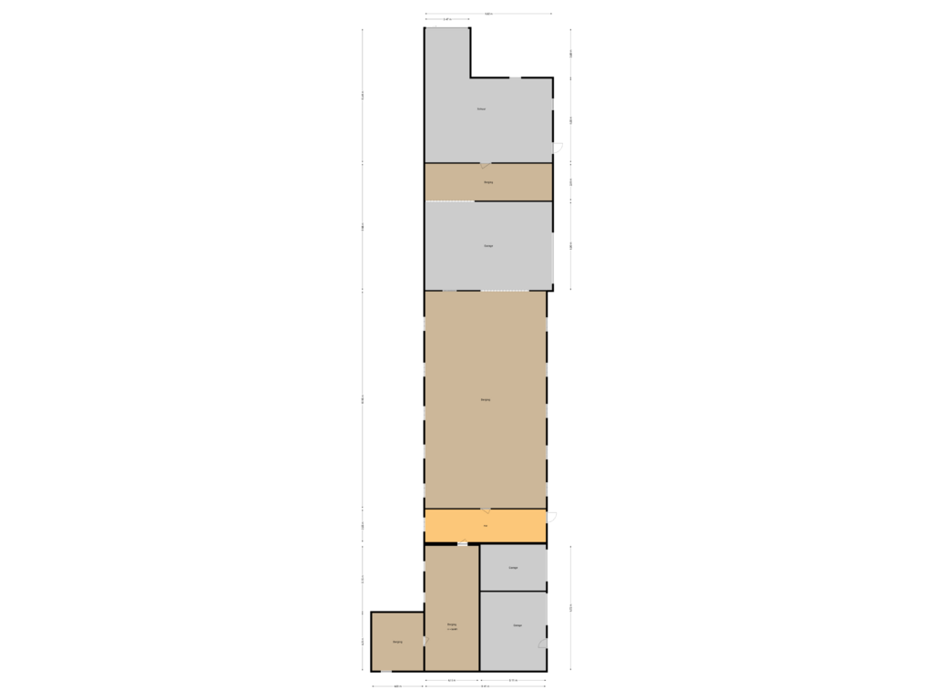 View floorplan of Garage of de Haar 11