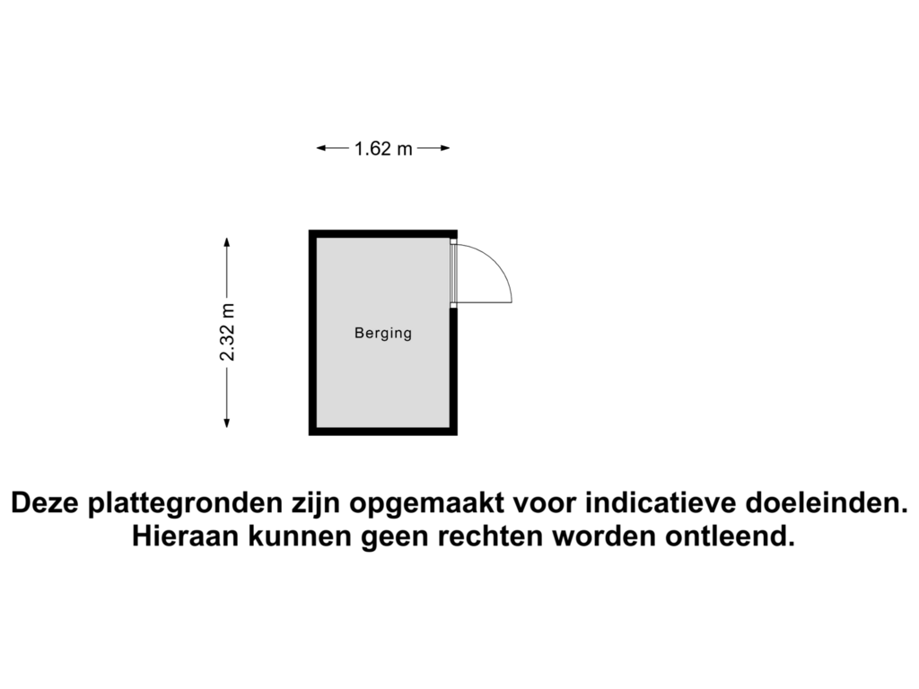 Bekijk plattegrond van Berging van Meent 11-C