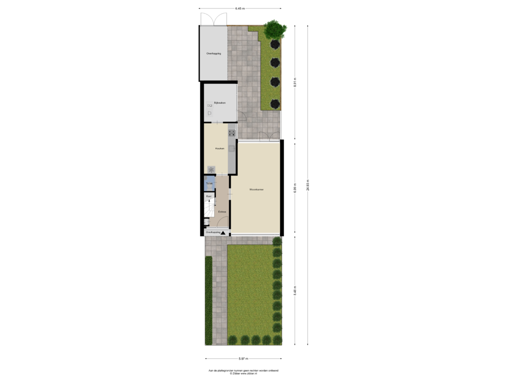 View floorplan of Begane grond_tuin of A. Mauvestraat 100