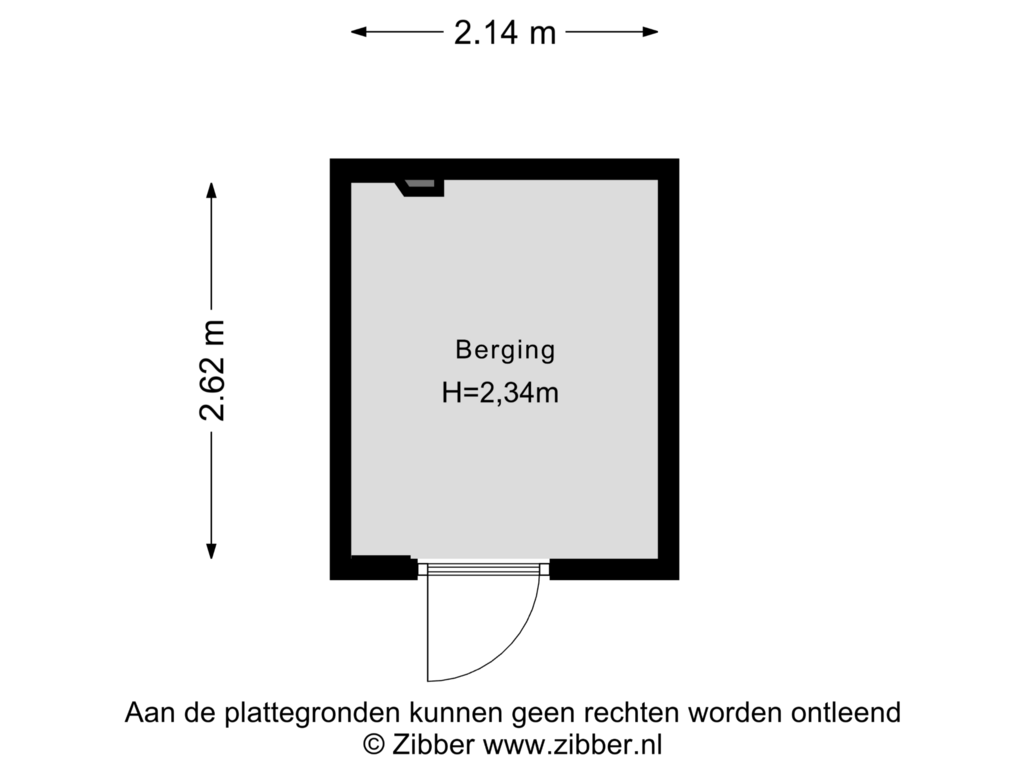 Bekijk plattegrond van Berging van Cuypersdreef 66