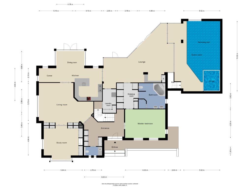 Bekijk plattegrond van Begane grond van Vinklaan 10