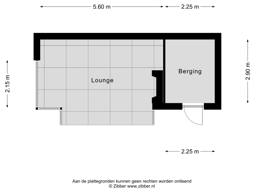 Bekijk plattegrond van Berging van Vinklaan 10