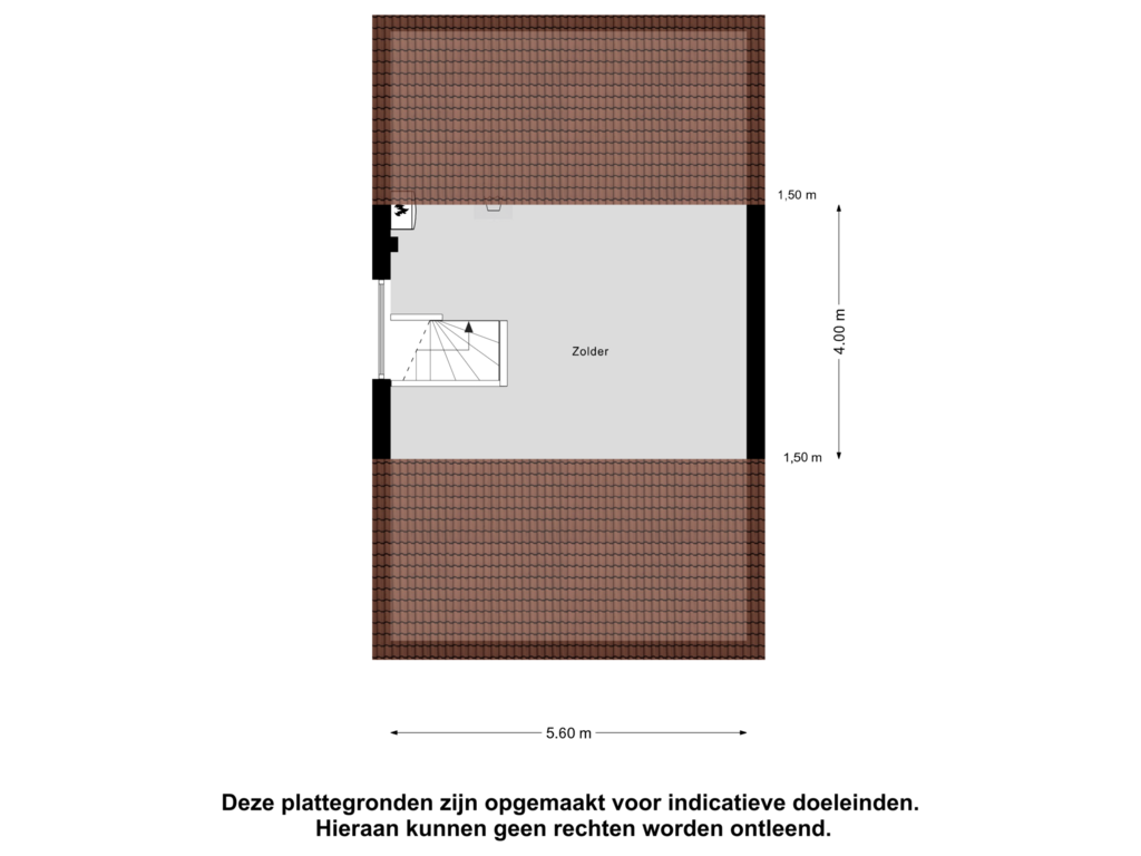 Bekijk plattegrond van Zolder van Klaproosweg 24