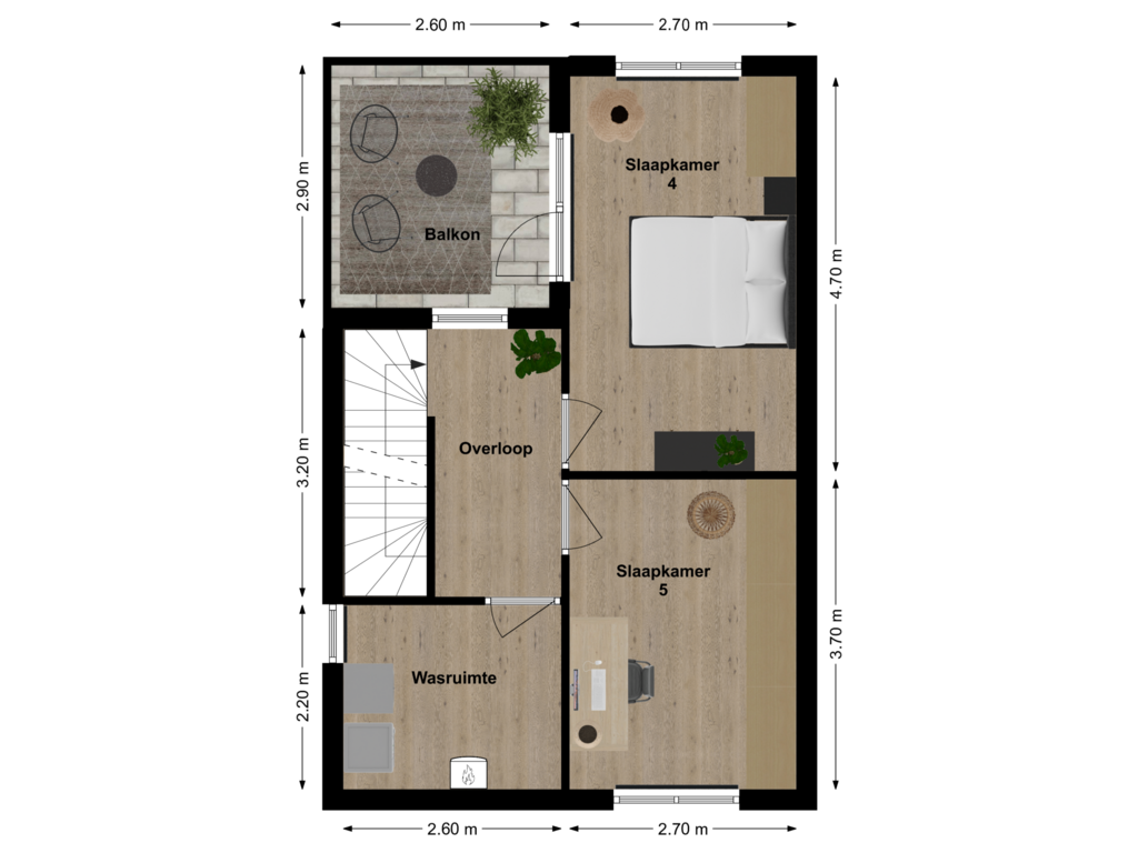 View floorplan of Floor 2 of Waterlinie 156