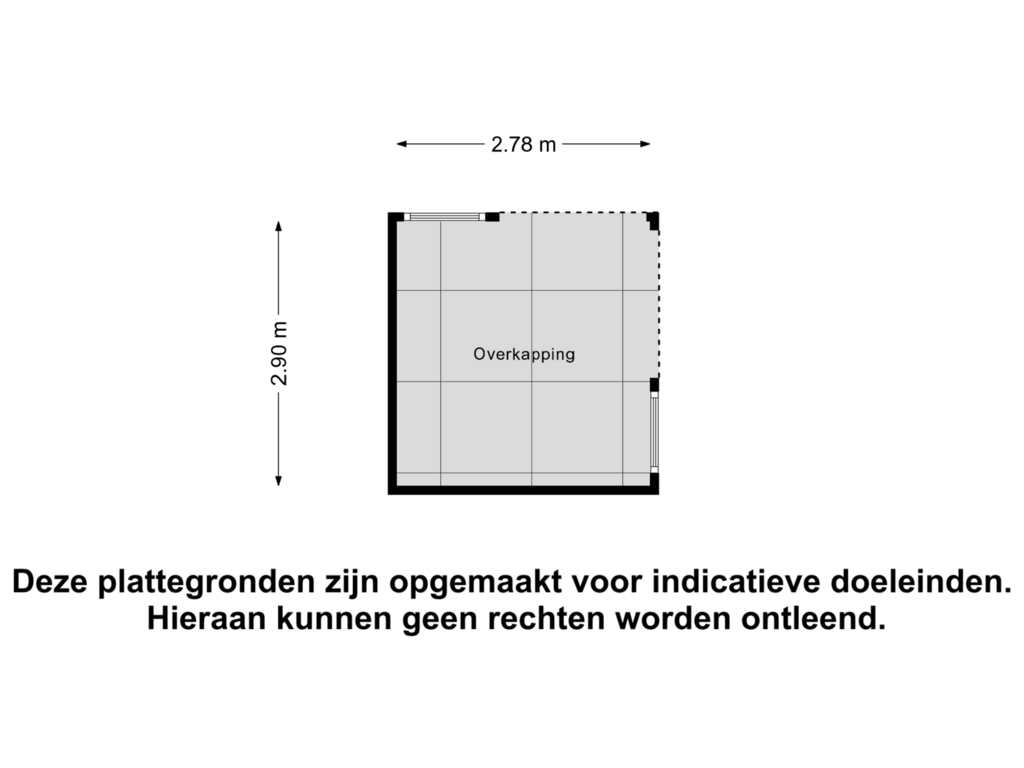 Bekijk plattegrond van Overkapping van Bakshoeve 17