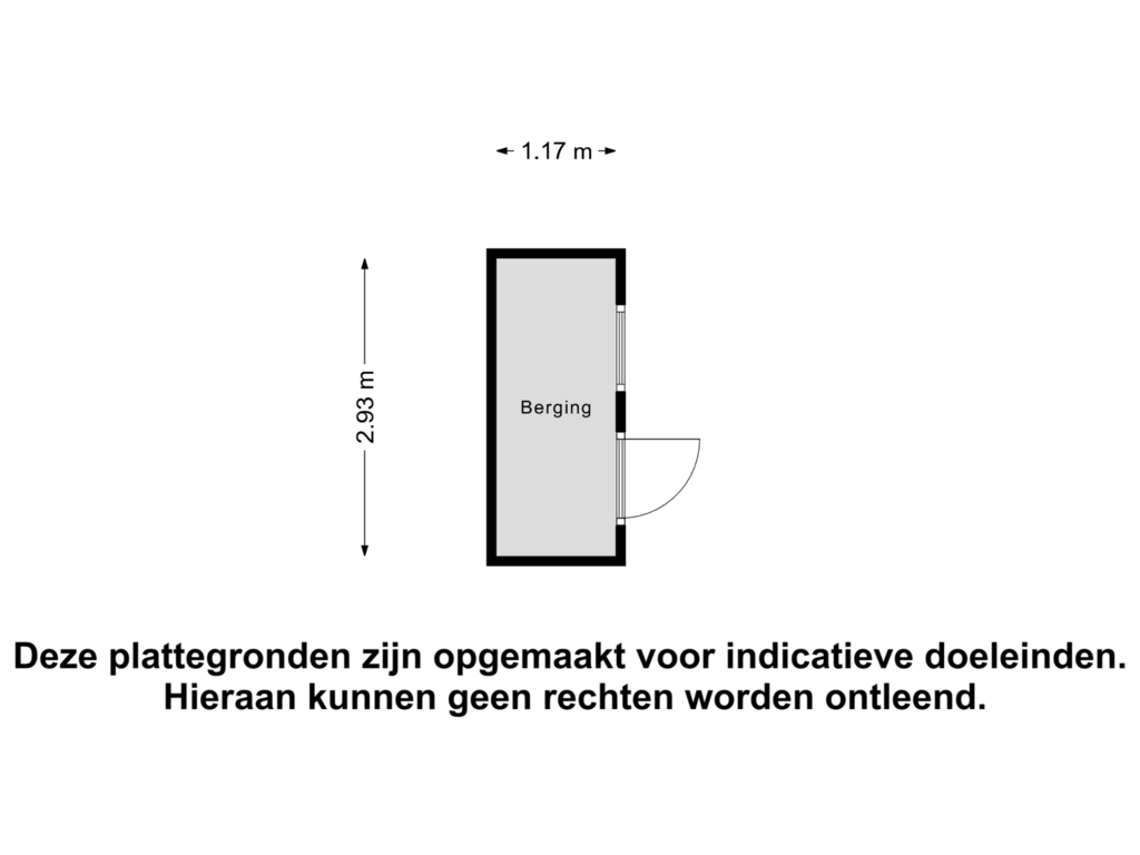 Bekijk plattegrond van Berging van Pieter Brueghelstraat 1