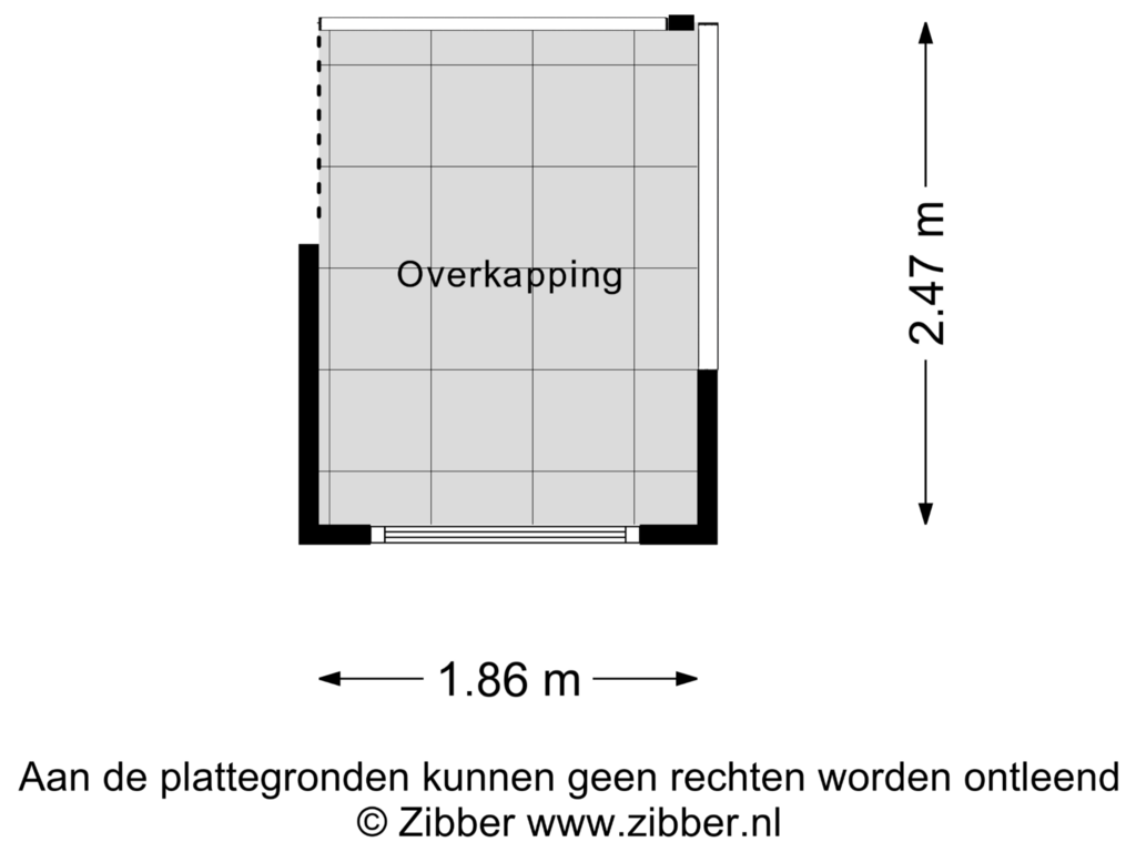 Bekijk plattegrond van Overkapping van Kervinkpolder 31