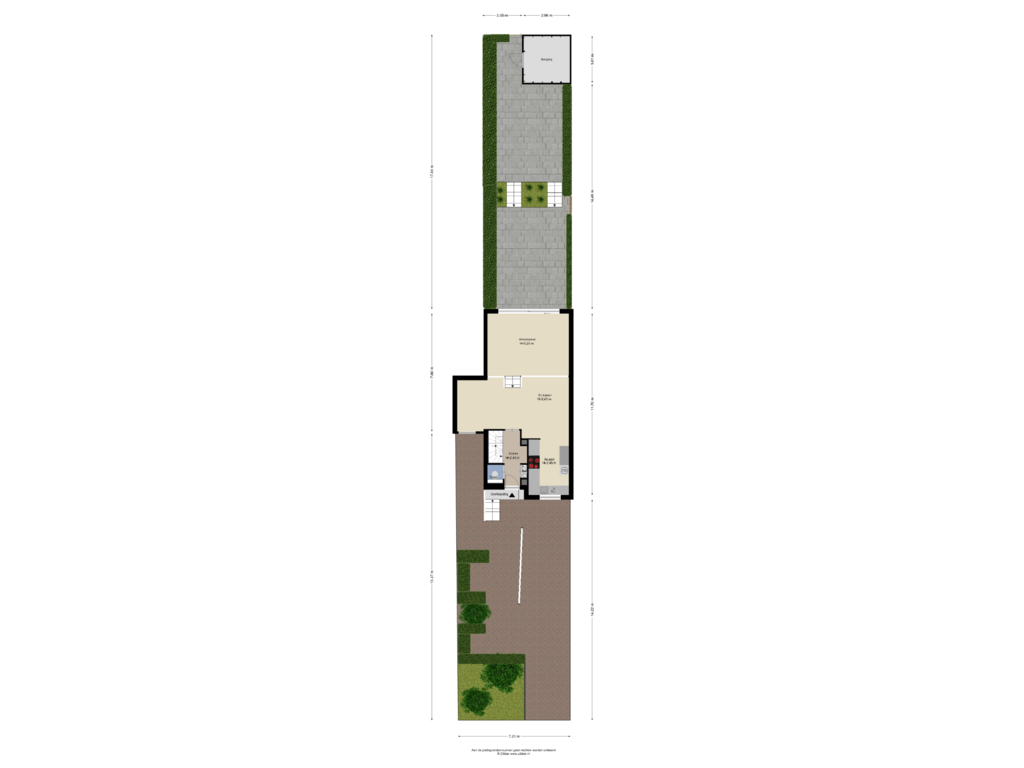 Bekijk plattegrond van Begane Grond Tuin van De Bosrand 46