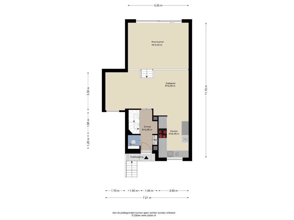 Bekijk plattegrond van Begane Grond van De Bosrand 46