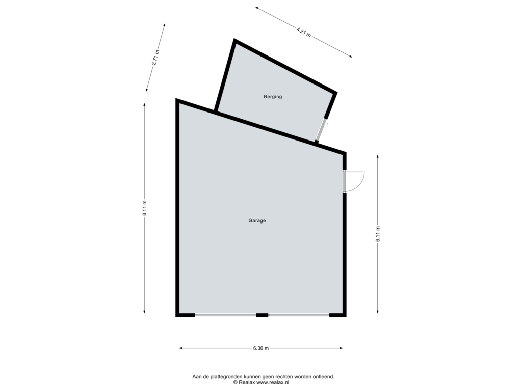 Bekijk plattegrond van Garage van Ridder van Cuijkstraat 27